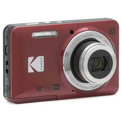 Kodak PIXPRO FZ55 16MP 5x Zoom Compact Camera Red