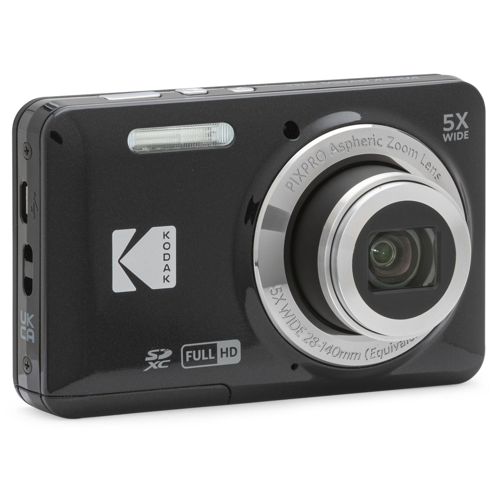 Kodak PIXPRO FZ55 16MP 5x Zoom Compact Camera Black