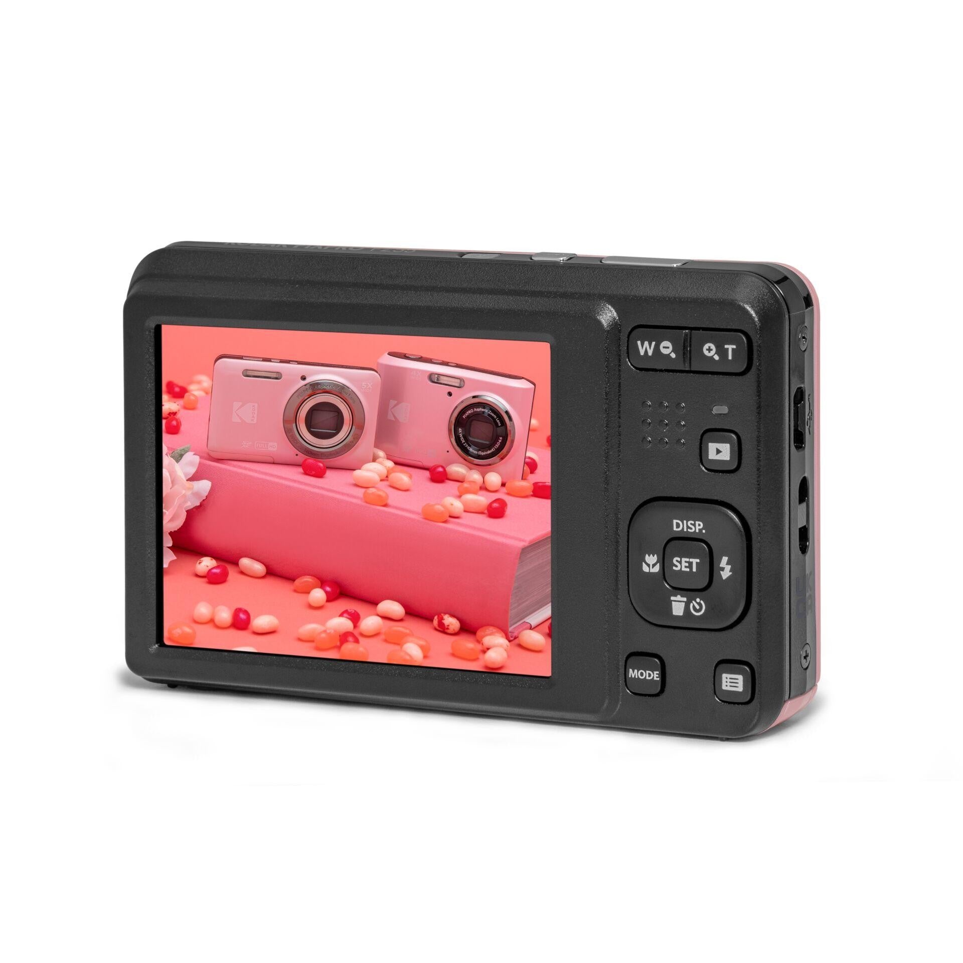 Kodak PIXPRO FZ55 16MP 5x Zoom Compact Camera Pink