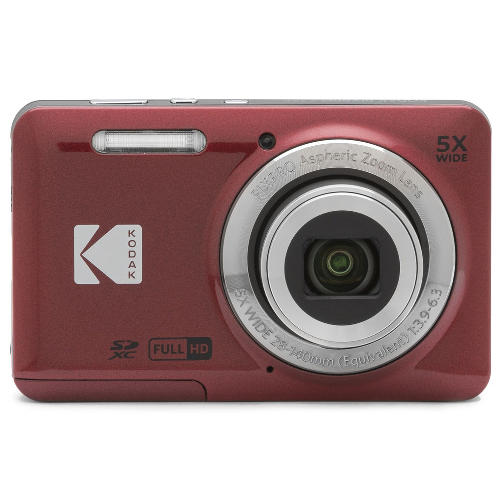 Kodak PIXPRO FZ55 16MP 5x Zoom Compact Camera Red