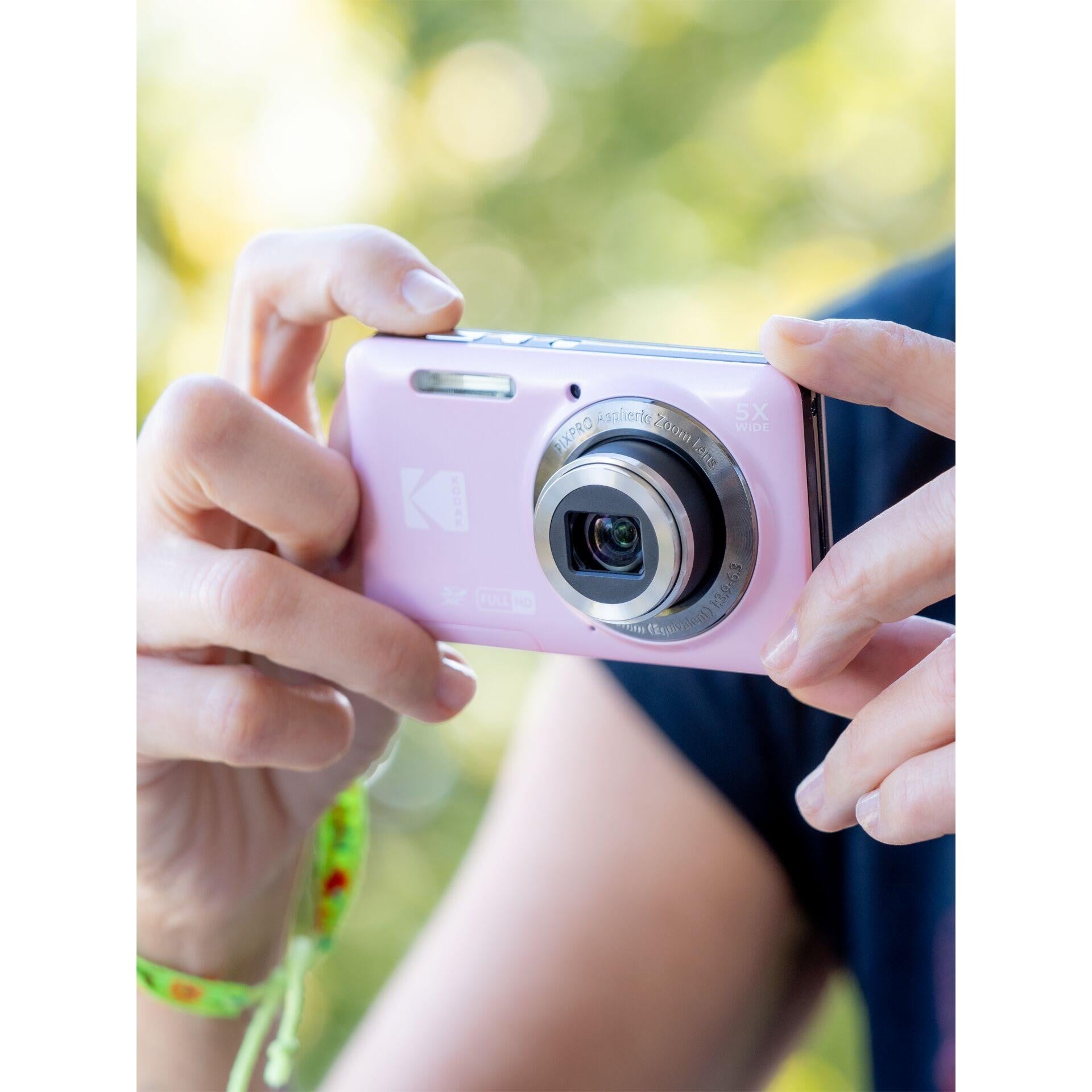 Kodak PIXPRO FZ55 16MP 5x Zoom Compact Camera Pink