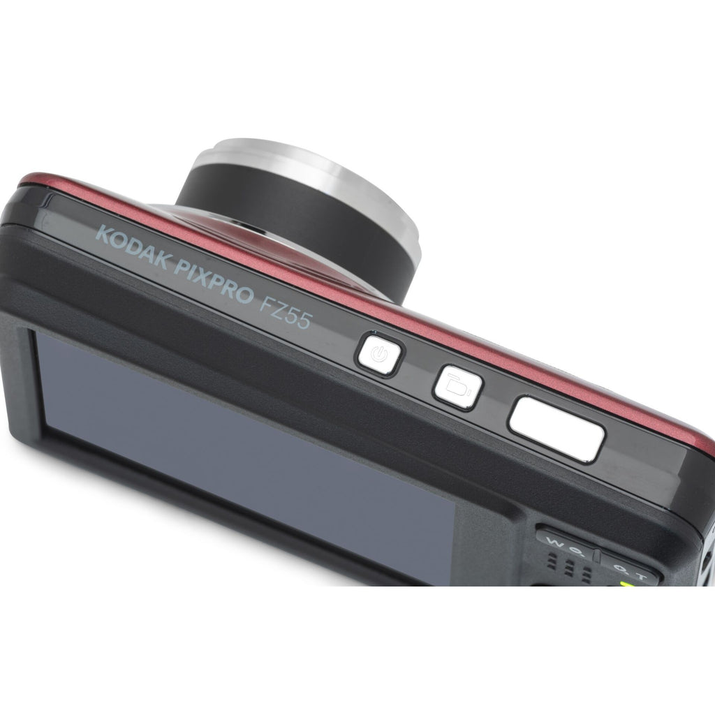Kodak PIXPRO FZ55 16MP 5x Zoom Compact Camera Red